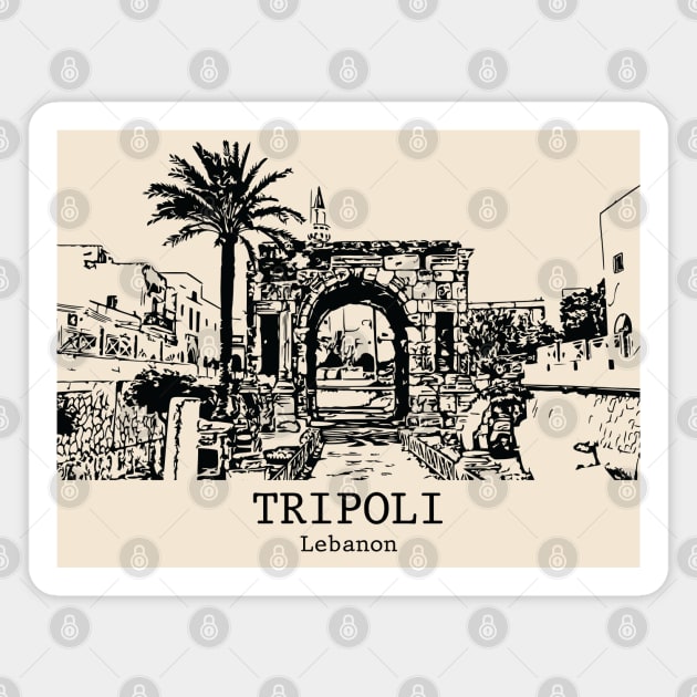 Tripoli - Lebanon Magnet by Lakeric